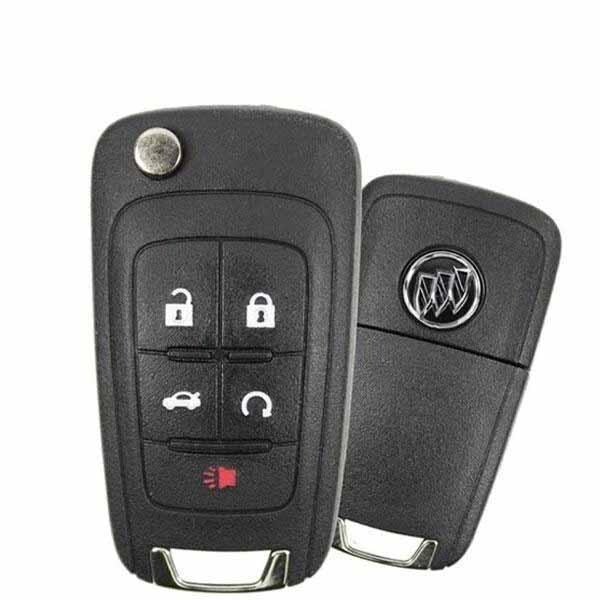 Oem OEM: REF: 2010-2019 Buick / 5-Button Remote Flip-Key / PN: 13500226 / OHT01060512 - RK-BUK-OHT-RFB