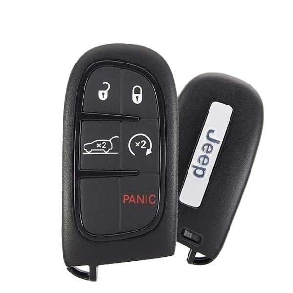 Oem OEM: NEW:  2014-2019 Jeep Cherokee / 5-Button Smart Key / PN: 68141580AF / GQ4-54T - RSK-JP-56AF