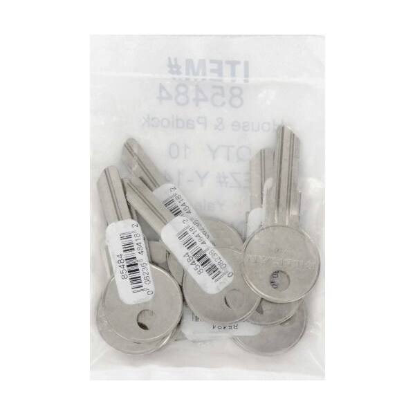Hillman HILLMAN Traditional Key House/Office Universal Key Blank Single, PK10 - 85484