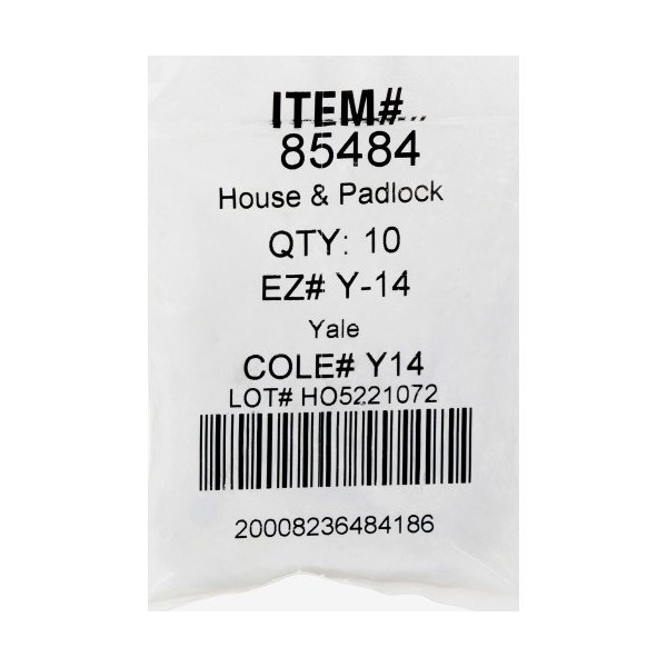 Hillman HILLMAN Traditional Key House/Office Universal Key Blank Single, PK10 - 85484