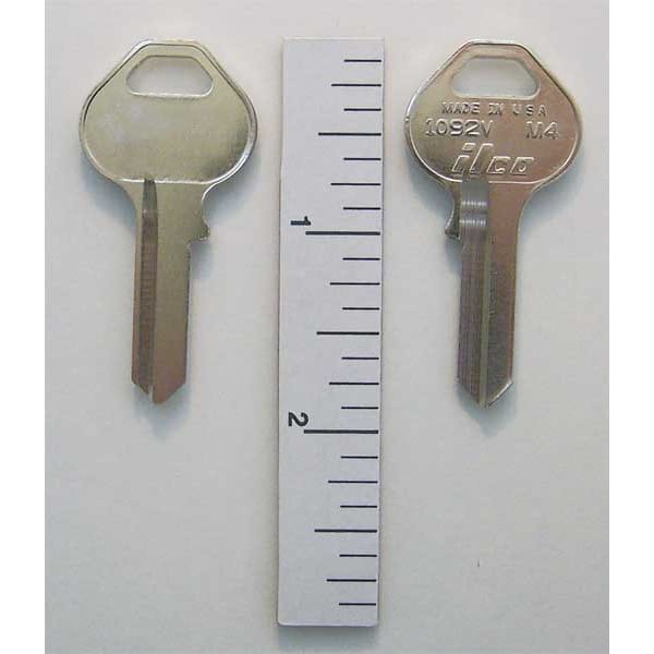 Kaba Ilco Key Blank, PK10 - 1092V-M4