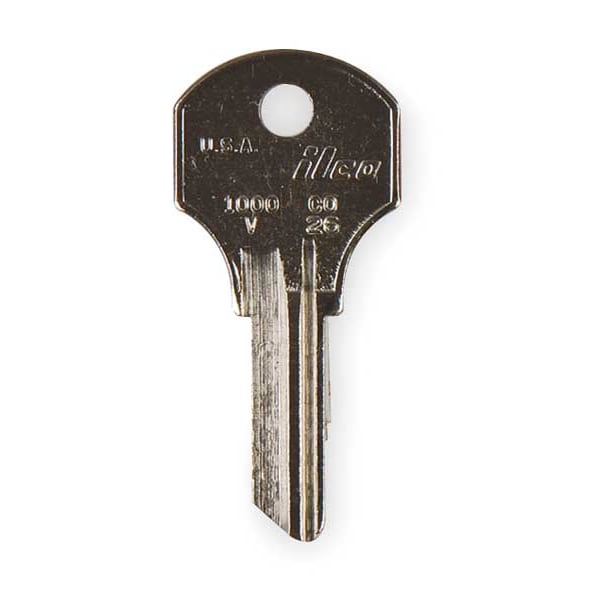 Kaba Ilco Key Blank, Brass, CCL, Pins 6, PK10 - 1000V-CO26