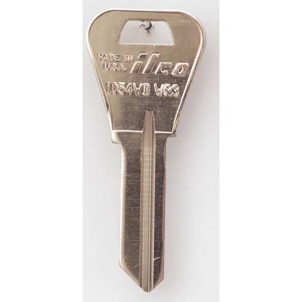 Kaba Ilco Key Blank, Brass, Type WR3, 5 Pin, PK10 - 1054WB-WR3