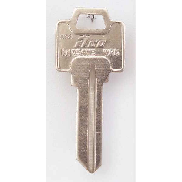 Kaba Ilco Key Blank, Brass, Type WR5, 5 Pin, PK10 - N1054WB-WR5