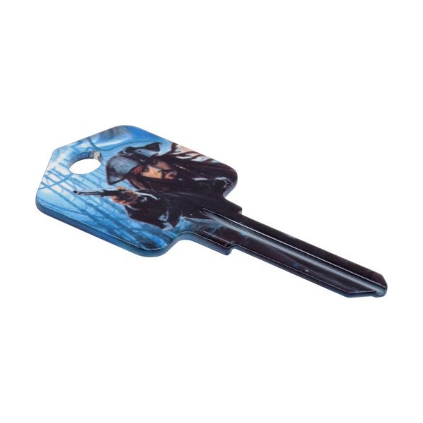 Hillman HILLMAN Disney Capt N Jack Sparrow House Key Blank 66/97 KW1/KW10 Single For Kwikset and Titan Locks - 87638
