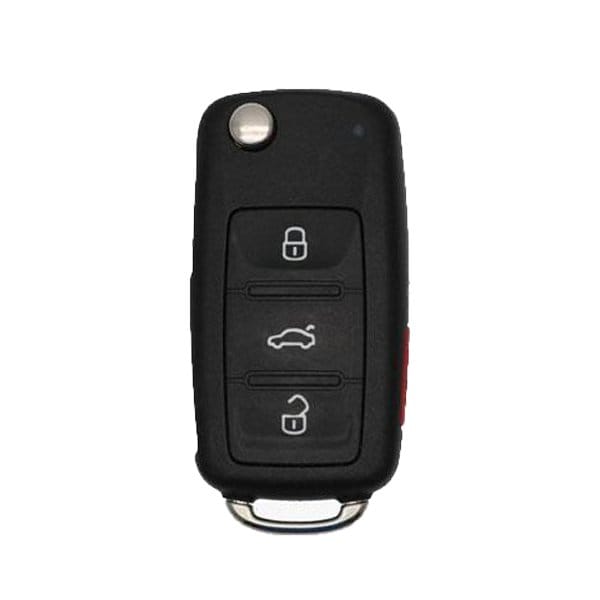 Keyless Factory KeylessFactory: REMOTE FLIP KEY SMART ACCESS FOR VOLKSWAGEN TOUAREG FCC KR55WK45032 CHIP PCF 7945A - RFK-VW-5032