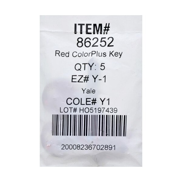 Hillman HILLMAN ColorPlus Traditional Key House/Office Key Blank Single - 86252