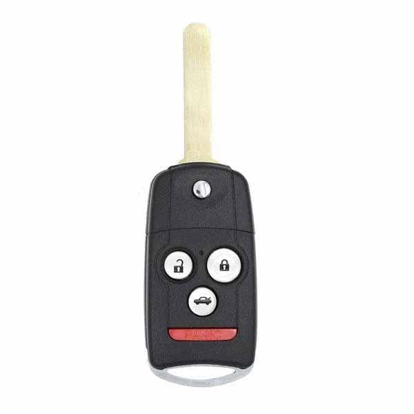 Keyless Factory KeylessFactory: Honda Acura 4 Button Flip Key Remote - RK-AC-MLB-FLIP