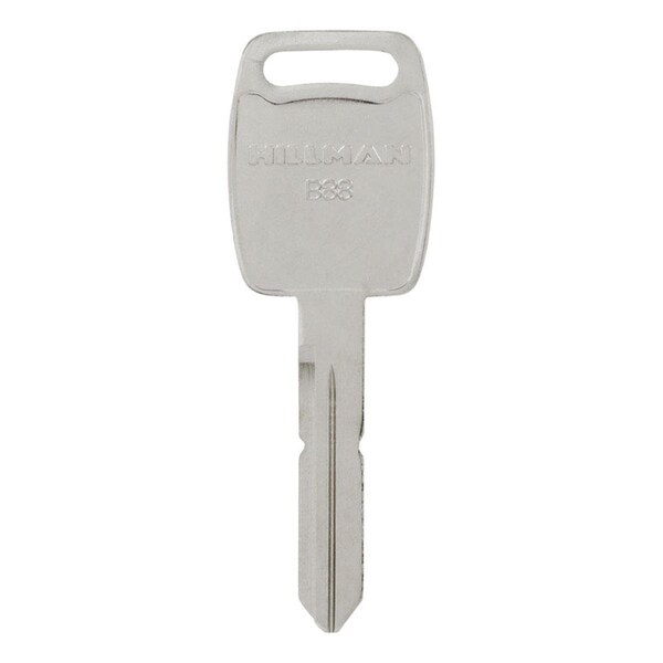 Hillman Automotive Universal Key Blank for Double Sided for GM - Case of 10; Silver - 5936893