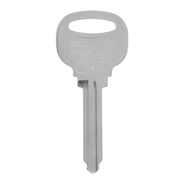 Homecare Products Automotive Universal Key Blank for H59 Double Sided for Ford, Silver - HO3326147