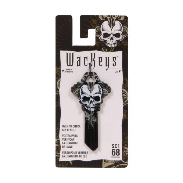 Hillman HILLMAN Wackey Skull House/Office Universal Key Blank SC1 Single - 89922