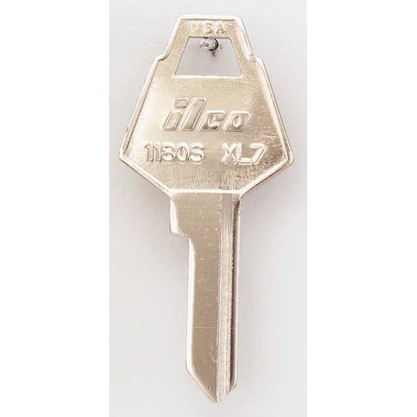 Kaba Ilco Key Blank, Brass, Type XL7, 5 Pin, PK10 - 1180S-XL7