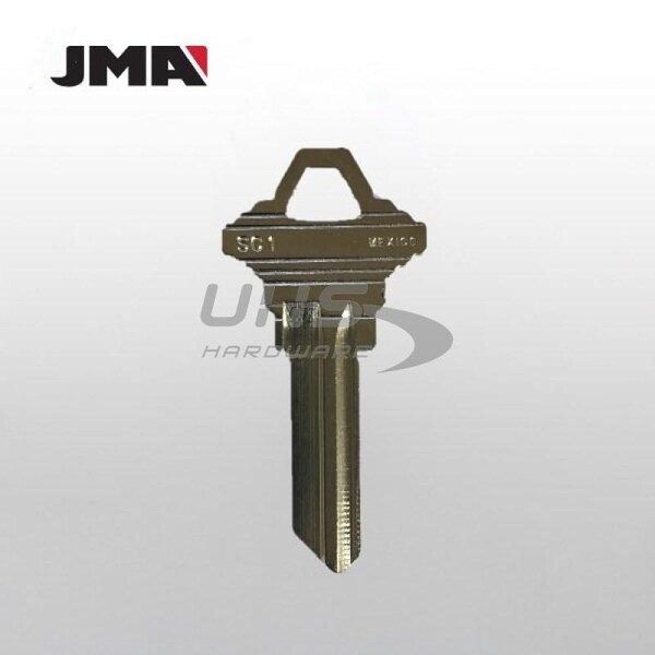Jma JMA:SC1 Keys Nickel Finish Schlage Key Blanks - JMA-SLG-3E-NP