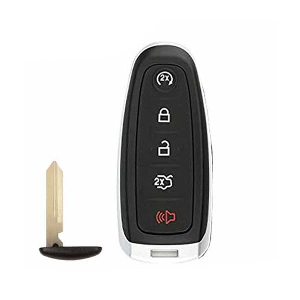 Keyless Factory KeylessFactory: 5 BUTTON REPLACEMENT SHELL FOR FORD SMART PROXIMITY KEYS M3N5WY8610 164-R8092 - SKS-FD-1421