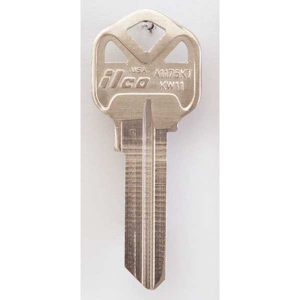 Kaba Ilco Key Blank, Brass, Type KW11, 6 Pin, PK10 - A1176KT-KW11