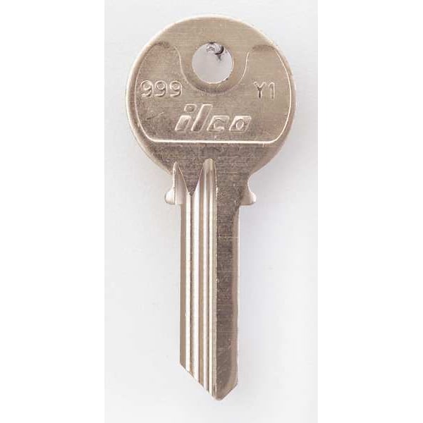 Kaba Ilco Key Blank, Brass, Type Y1, 5 Pin, PK10 - 999-Y1
