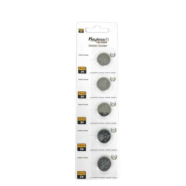 Keyless Factory KeylessFactory: CR1220 3V Lithium Battery, PK 5 - KLF-CR1220