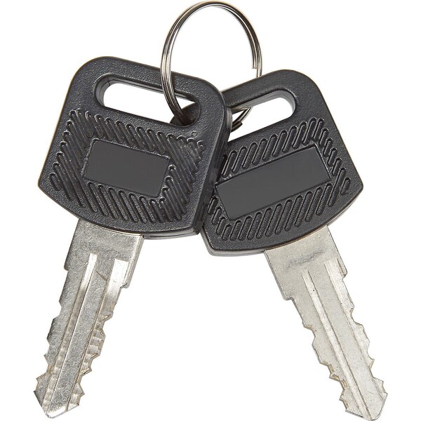 Global Industrial Replacement Keys for Charging Carts 985748, 251761, 987877, 987878, 670051, 670052, Set of 2 - RP9017