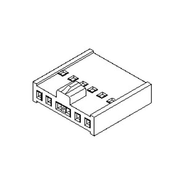 Conector de placa Molex, 20 contactos, 1 fila, hembra, paso de 0.1 pulgadas, terminal de engarce, bloqueable, negro - 901560160