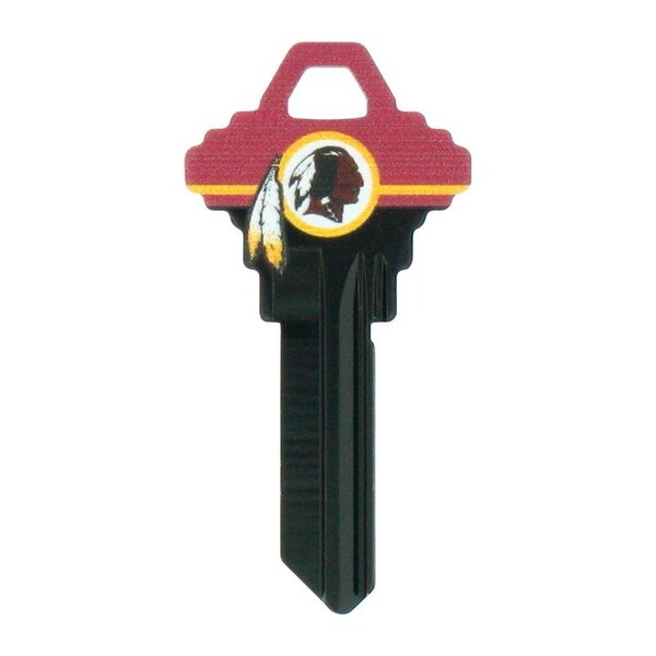 Hillman HILLMAN NFL Washington Redskins House/Office Key Blank 68 SC1 Single For Schlage Locks - 89585