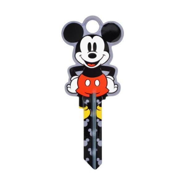 Hillman HILLMAN Disney Mickey Mouse House/Padlock Universal Key Blank SC1 Double, PK5 - 88794
