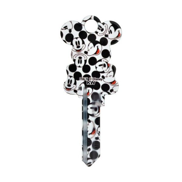 Hillman HILLMAN Disney Mickey Mouse House/Padlock Universal Key Blank SC1 Double, PK5 - 88794