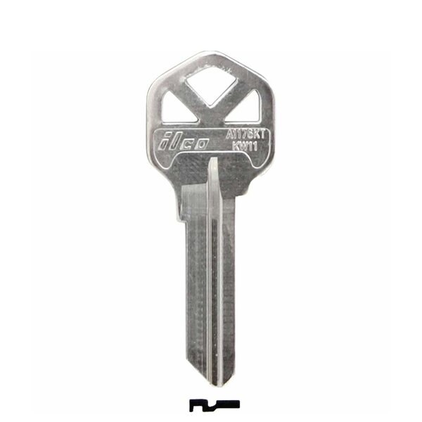 Ilco Ilco: Key Blanks, A1176KT-KW11 TITAN KEY BLANK - ILCO-A1176KT-KW11