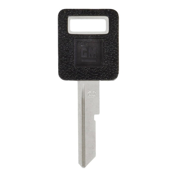 Homecare Products Automotive Universal Key Blank for Single Sided for GM, Silver - HO3334528