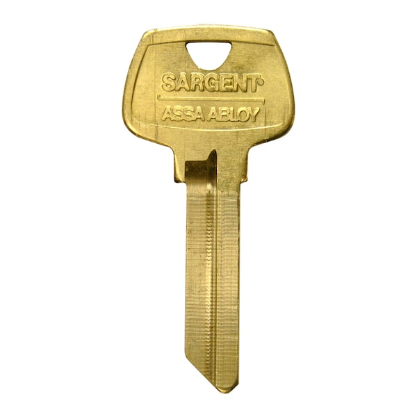 Sargent 6-Pin Keyblank, RC Keyway, Embossed Logo Only, 50 Pack - 6275RC (50PK)