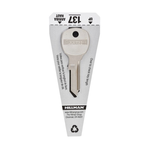 Hillman Traditional Key House/Office Key Blank 137 M12 Single For USPS Mailbox locks - 87137