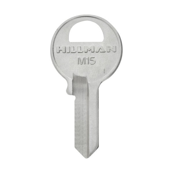 Hillman HILLMAN Traditional Key Padlock Key Blank M15 Single For Master Locks, PK10 - 85172