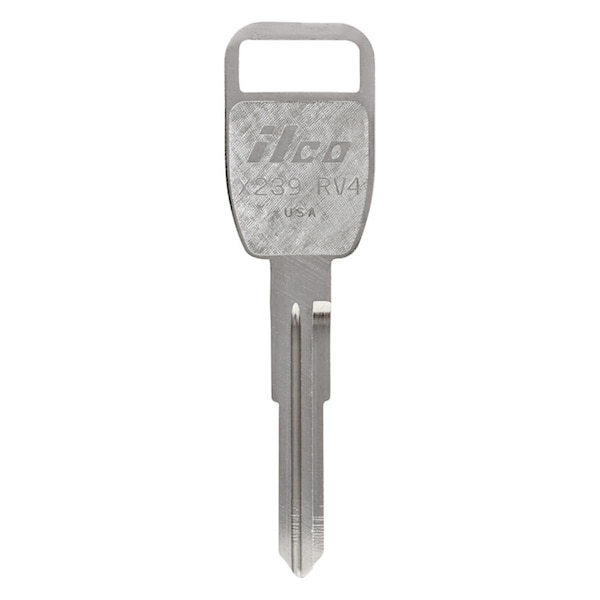 Homecare Products Automotive Blank RV4 Double Sided Universal Key for Land Rover, 10PK - HO3325301
