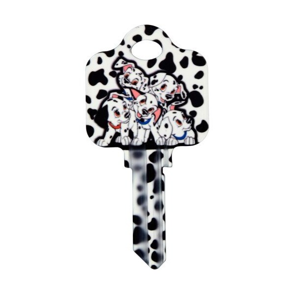 Hillman HILLMAN Disney 101 Dalmatians House Key Blank 68 SC1 Single For Schlage Locks - 87667