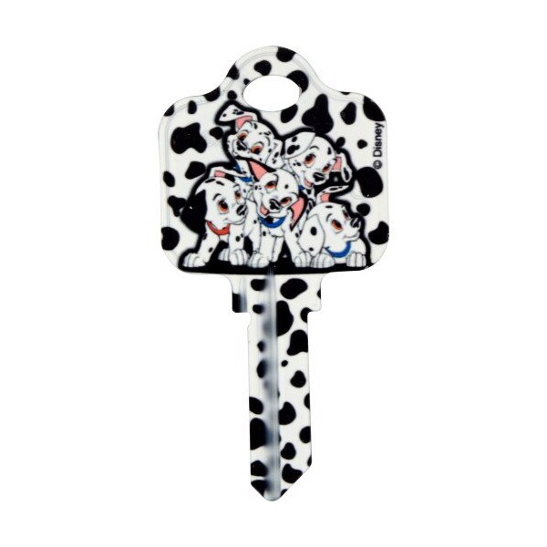 Hillman HILLMAN Disney 101 Dalmatians House Key Blank 68 SC1 Single For Schlage Locks - 87667