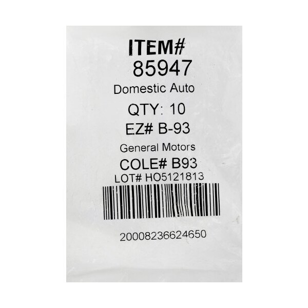 Hillman HILLMAN Traditional Key Automotive Key Blank B93 Double For GM - 85947