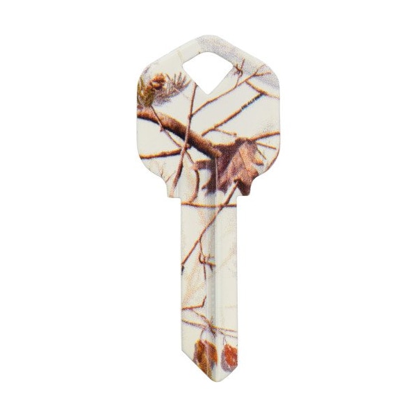 Hillman HILLMAN RealTree Snow House/Office Universal Key Blank KW1 Single - 713157