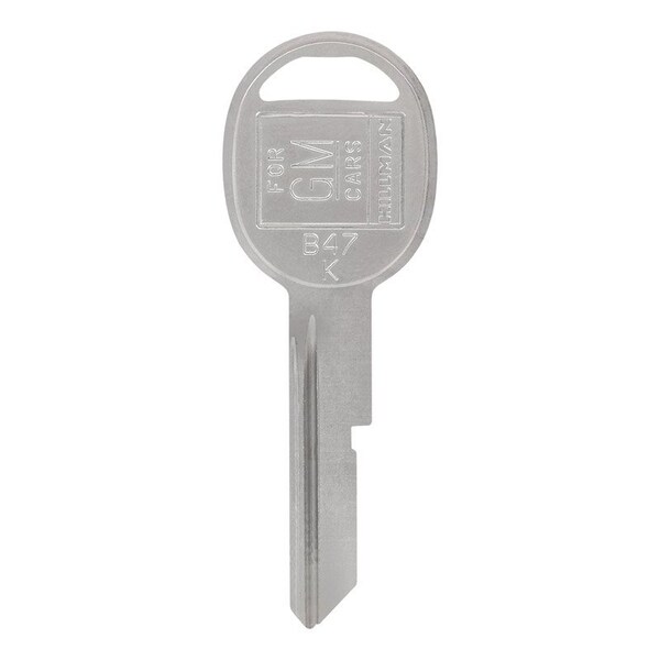 Hillman HILLMAN Traditional Key Automotive Key Blank B47 Single For GM, PK10 - 83284