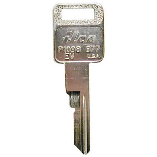 Dormakaba B77-P1098EV 0.9 x 0.1 in. Ilco Key Blank For Ignition, 10PK - 838896