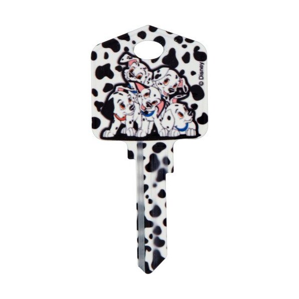 Hillman HILLMAN Disney 101 Dalmatians House Key Blank 66/97 KW1/KW10 Single For Kwikset and Titan Locks - 87643