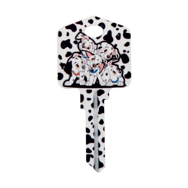 Hillman HILLMAN Disney 101 Dalmatians House Key Blank 66/97 KW1/KW10 Single For Kwikset and Titan Locks - 87643