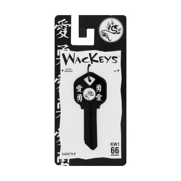Hillman HILLMAN Wackey Black Dragon House/Office Universal Key Blank KW1 Single, PK6 - 89053