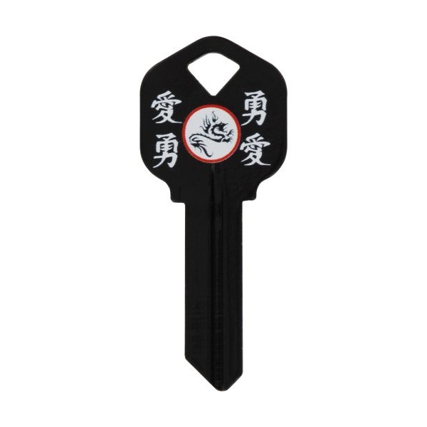 Hillman HILLMAN Wackey Black Dragon House/Office Universal Key Blank KW1 Single, PK6 - 89053