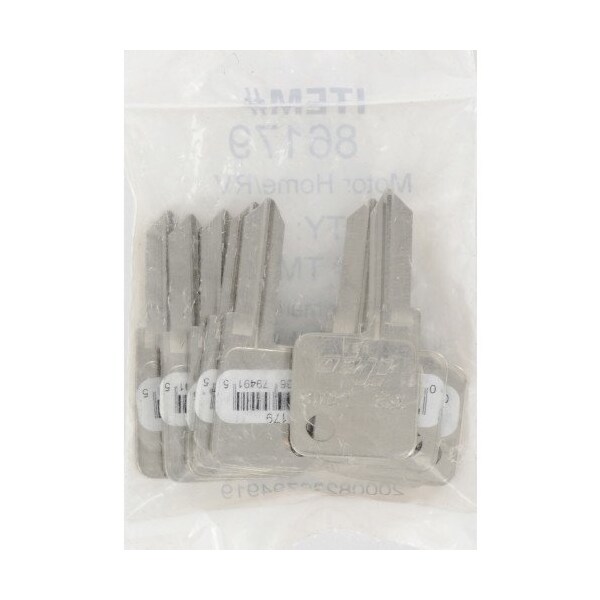 Hillman HILLMAN Trimark Key House/Office Universal Key Blank 1612 TM-12 Single, PK10 - 86179