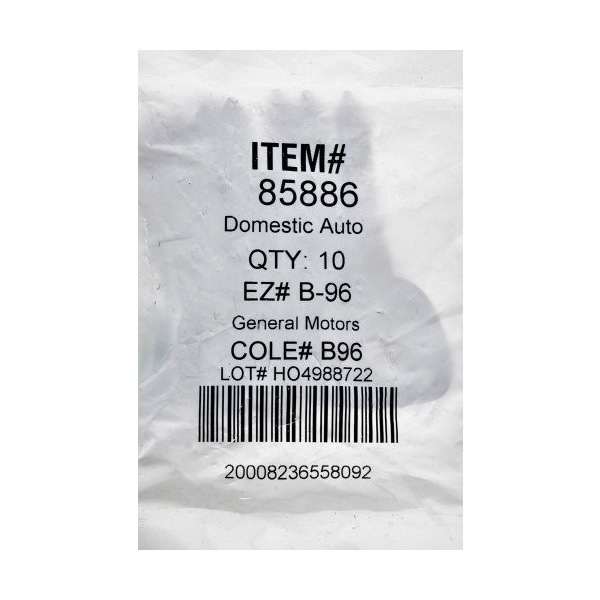 Hillman HILLMAN Traditional Key Automotive Key Blank B-96 Double For Saturn - 85886