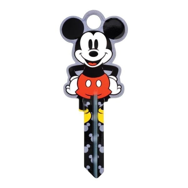 Hillman Hillman 5005197 Disney Mickey Mouse House & Padlock Universal Key Blank for Double Sided - Case of 5 - 5005197