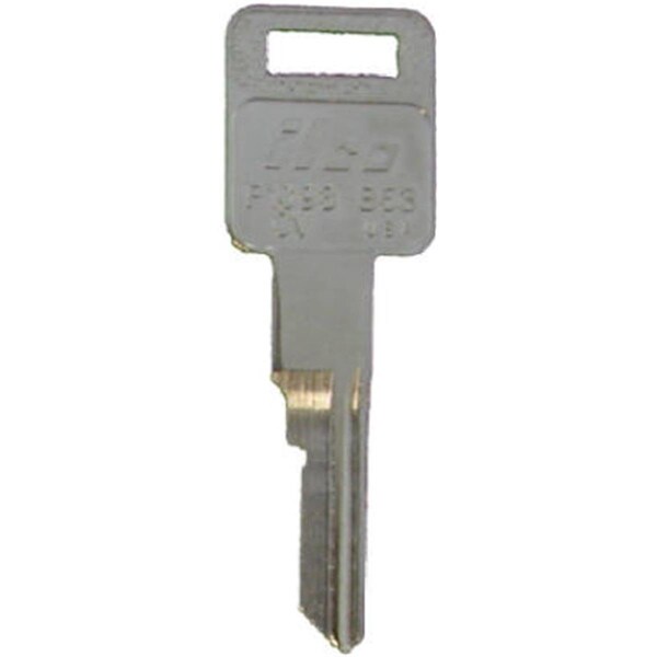 Homecare Products B63-P1098CV 0.8 x 0.1 in. Ilco Key Blank For Ignition, 10PK - HO570957
