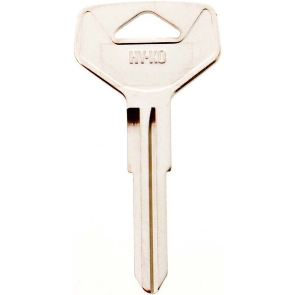 Hy-Ko Automotive Key Blank, Brass, Nickel, For: Toyota Vehicle Locks - 11010TR25