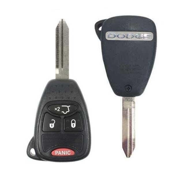 Oem OEM: NEW: 2006-2009 Dodge Durango / 4-Button Remote Head Key / PN: 05179512AC / OHT692715AA - RHK-DDG-9512