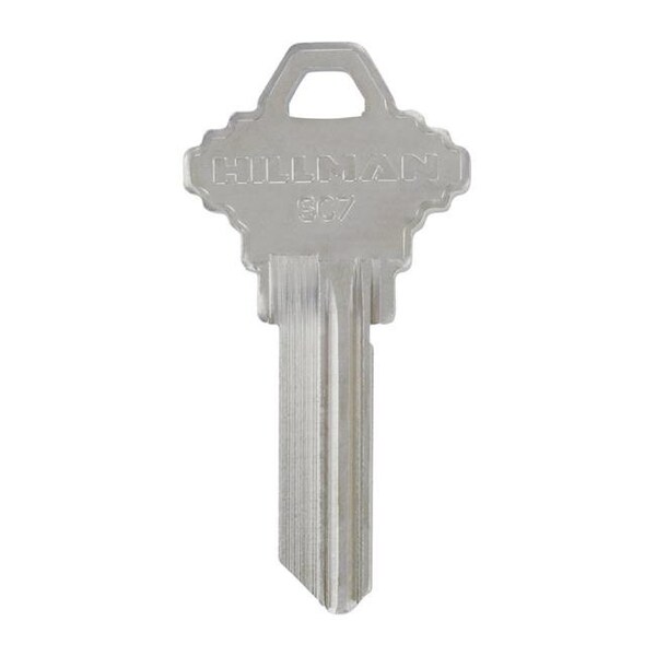 Hillman Hillman 5968607 Traditional Key House & Office Blank Single Sided Universal Key - Pack of 10 - 5968607