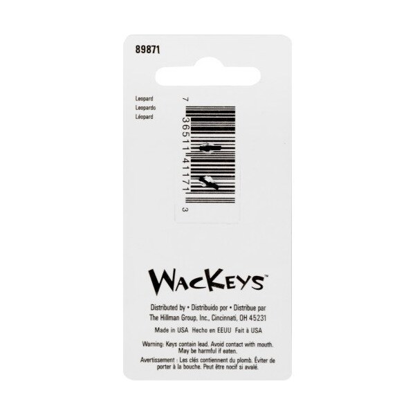 Hillman HILLMAN Wackey Leopard House/Office Universal Key Blank KW1 Single - 89049